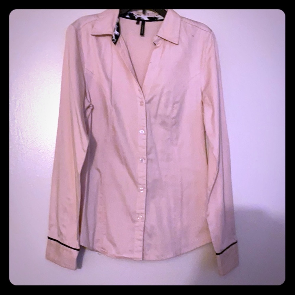 Button Down Top in Pink